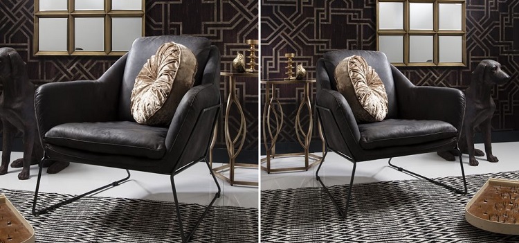 Gallery Direct - Carson leather armchair