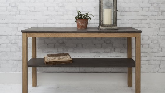 Console table in Detroit furniture range - Gallery Direct