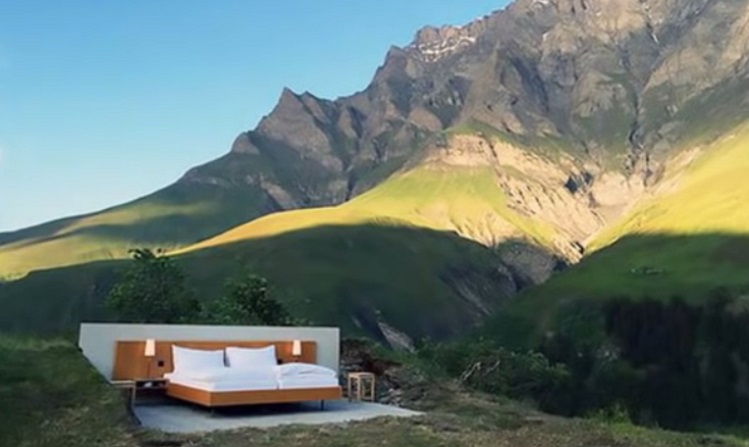Null Stern - open-air hotel Switzerland