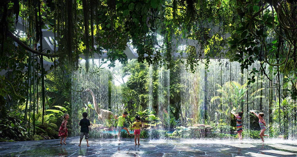 Rosemont Hotel - Artificial Rainforest