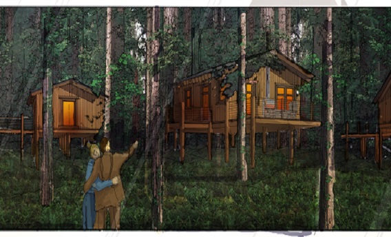 Two new tree houses of Skamania Lodge