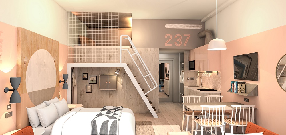 Room 2 has announced the development of a new apart-hotel in Southampton, with a focus on design, comfort and value