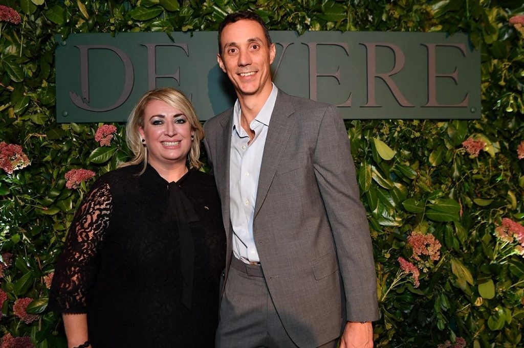 De Vere Launch Party - Laurie Nicol, Chief Operating Officer at De Vere and Cody Bradshaw, Managing Director, Head of European Hotels at Starwood Capital Group