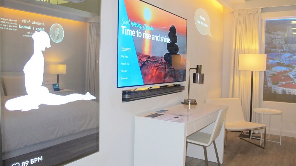Marriott reveals 'IoT' hotel room of the future...