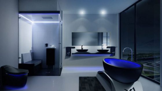 Futuristic bathroom