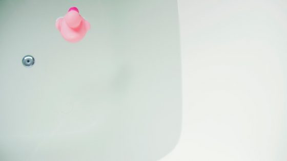 Rubber duck in the bath