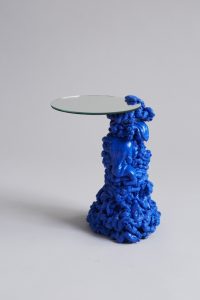 Plastic Boroque side table, 2013, by James Shaw