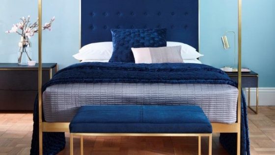 Decorex International 2018_Blue Trend Colours_Federico bed from Gillmore Space
