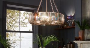 Phoenix pendant in glass from Christopher Hyde lighting