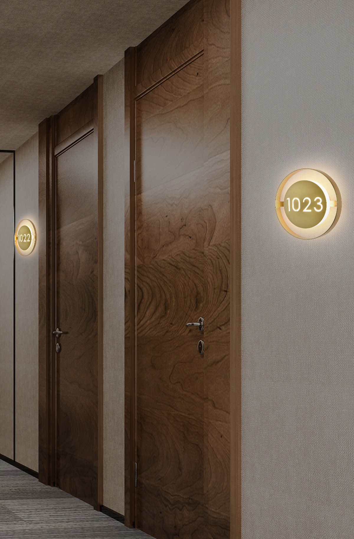 Numero passage light from Franklite