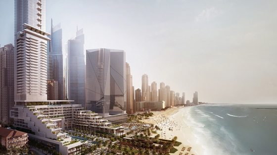 Rendering of beachside project