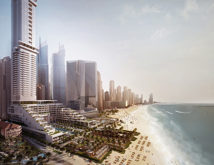Rendering of beachside project