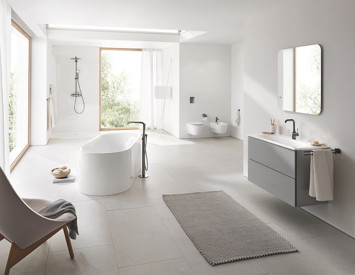 GROHE's new Essence ceramics blends soft curves inspired by organic forms • Hotel Designs