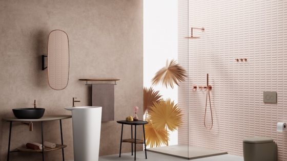 Bathroom trend of pastels is explored in Vitra's new range of bathroom products