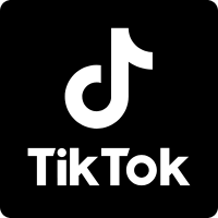 tik tok logo in all blackac