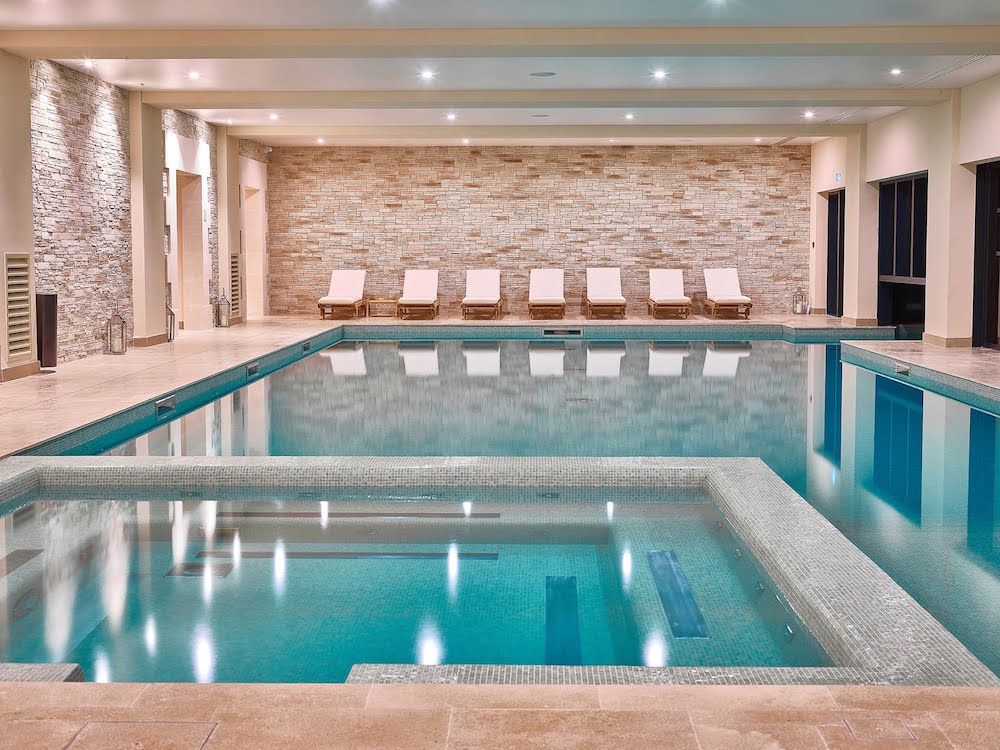 luxury hotel pool