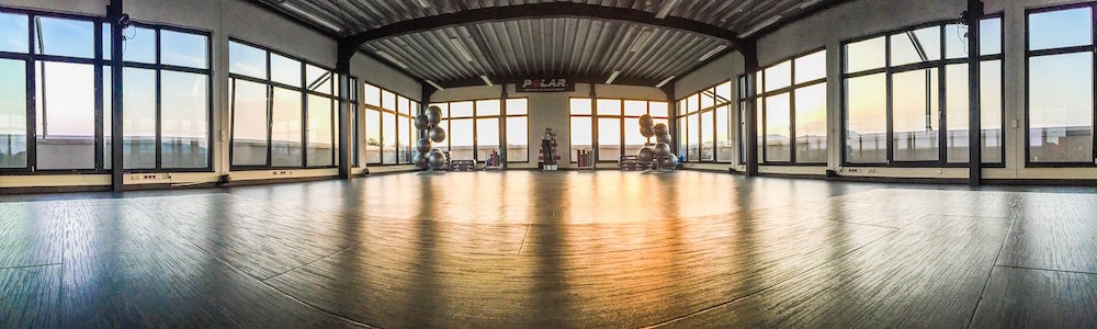 empty fitness studio