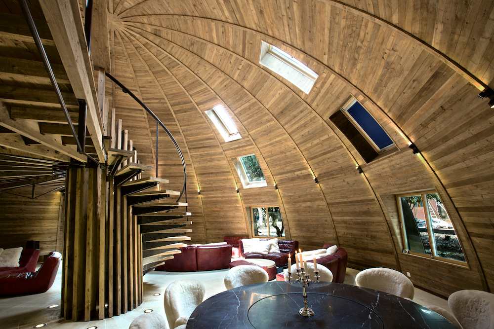 Interior of dome