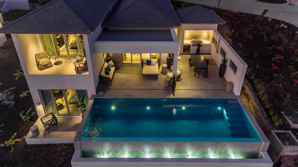 Image caption: Exterior image of one of three villas available at the resort. | Image credit: The Point.