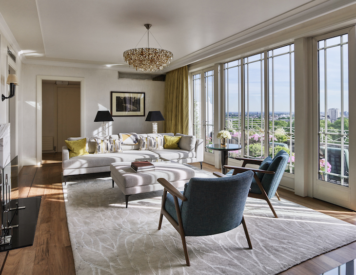 The Dorchester Terrace Penthouse living room