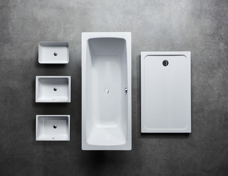 Image of various washbasins in cold industrial setting