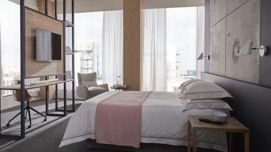 A modern and minimalist room