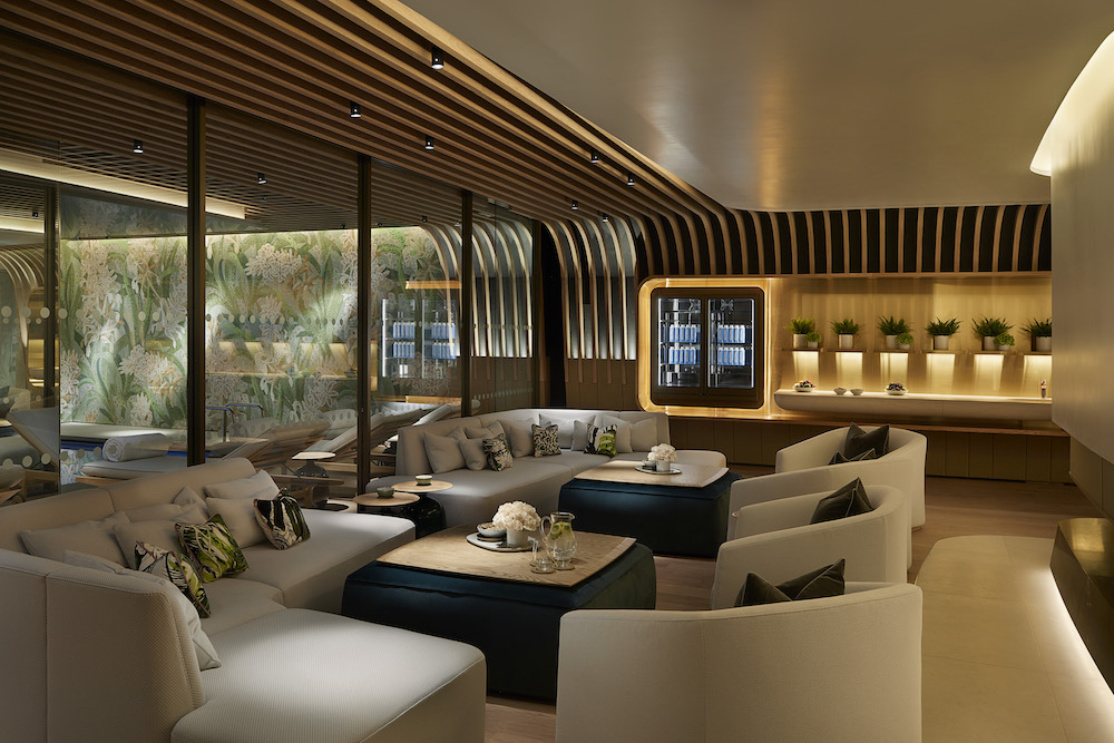 image caption: One of the major challenges for the team designing the spa was lighting, which they overcame with a savvy lighting scheme together with the use of natural materials.  |  Image credit: The Dorchester Collection