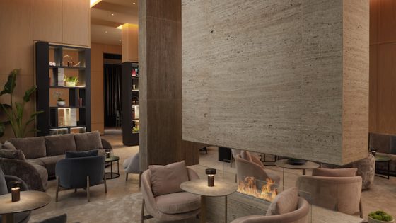 Lobby/lounge inside Pan Pacific London