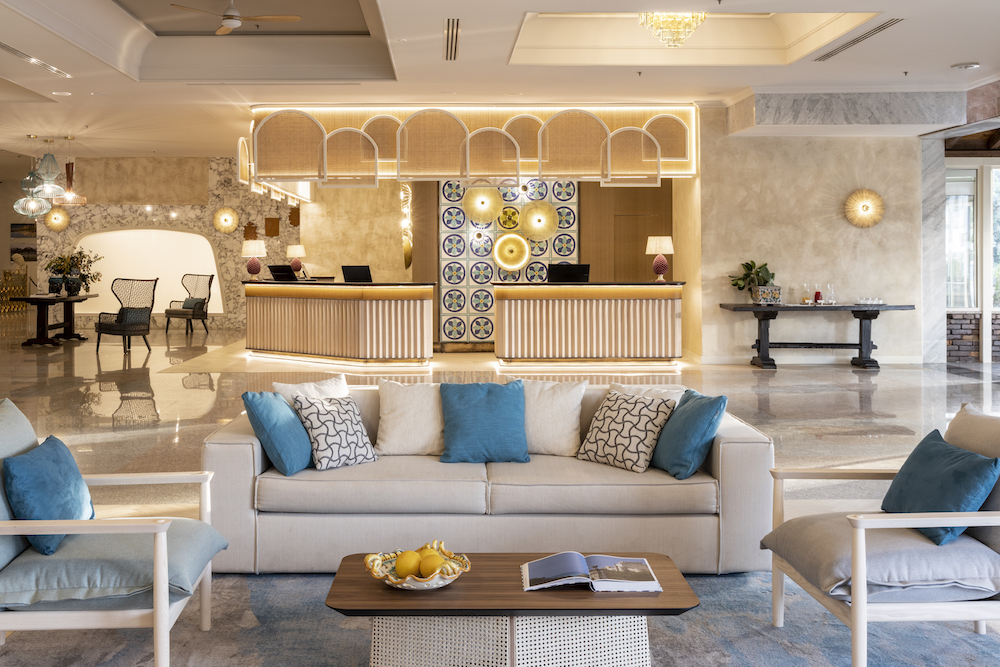 Lobby/lounge inside RG Naxos