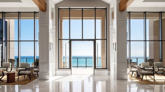 luxury st regis hotel with sea view