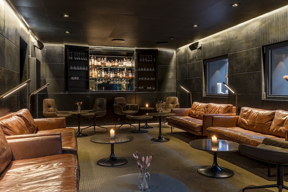 A lounge bar inside the new hotel in Copenhagen