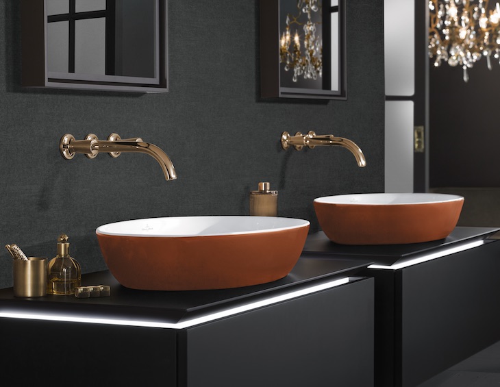 ARTIS collection of coloured basins from Villeroy & Boch