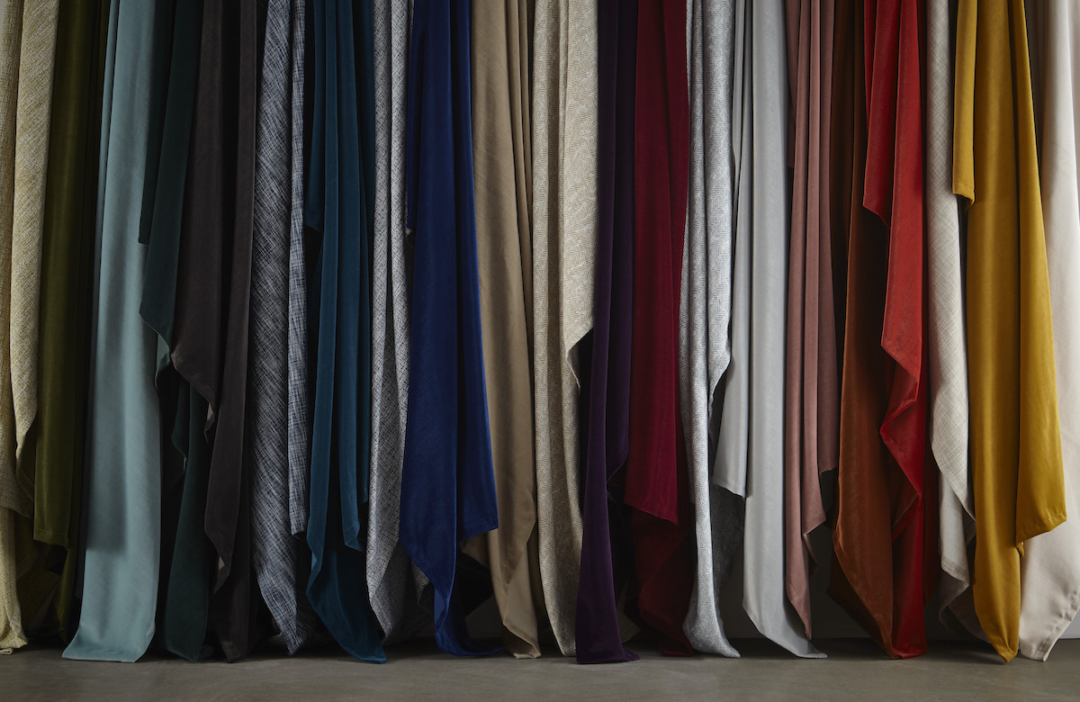 Cameo selection of fabrics