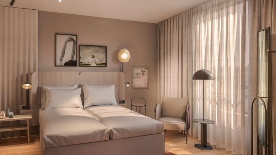 Scandic climate neutral hotel guestroom