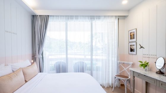 HOMM Bliss guestroom with calm neutral interior