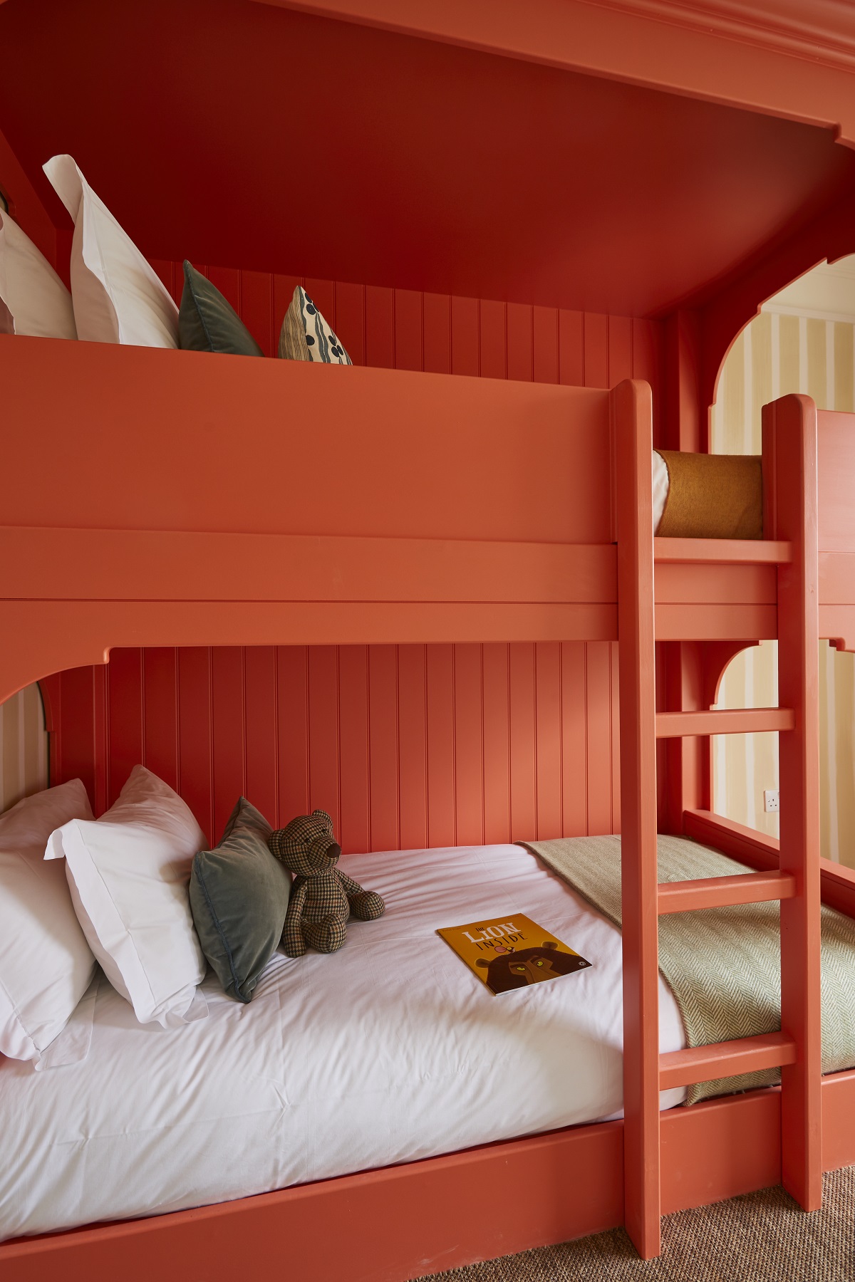 playful bunkbeds in family room at The Retreat Elcot Park by The Signet Collection