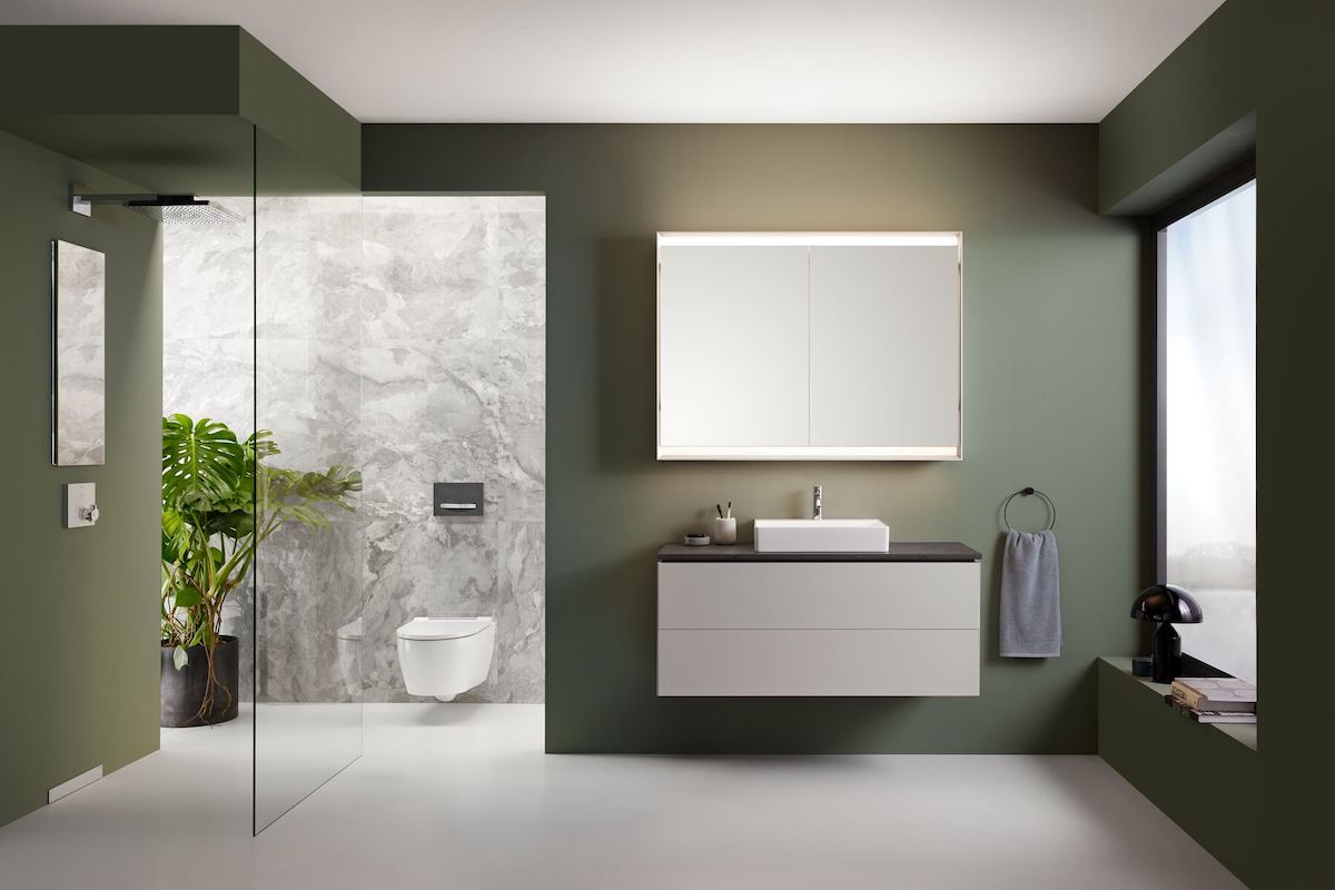 A modern, clean bathroom and wetroom