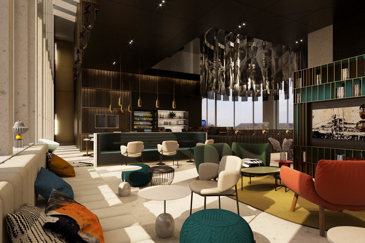 Tribe,a new fast-growing hotel brand from Accor, with three properties from Paris to Perth currently operating, has more than 38 hotels in the pipeline. Geared towards a youthful, contemporary traveller, the brand is making significant inroads into the design-led affordable luxury sector’. When The owners of the Skypark development in Malta, where the hotel will be located, invited bids for one of the sites to become a hotel, it was a clear match.The bid by Tribe together with a regional Maltese consortium won the bid and Malta-based architects AP Valletta Ltd have now designed the building envelope, with designers SpaceInvader creating the hotel’s interior concept, having been appointed to the project after working twice already with the Tribe brand on UK hotel concepts for Liverpool and Glasgow. 