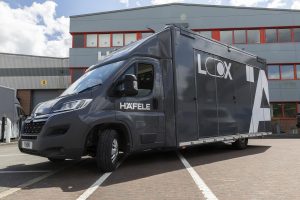 Hafele Loox Van taking products on the road