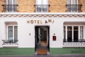 facade of Hotel Ami in Paris