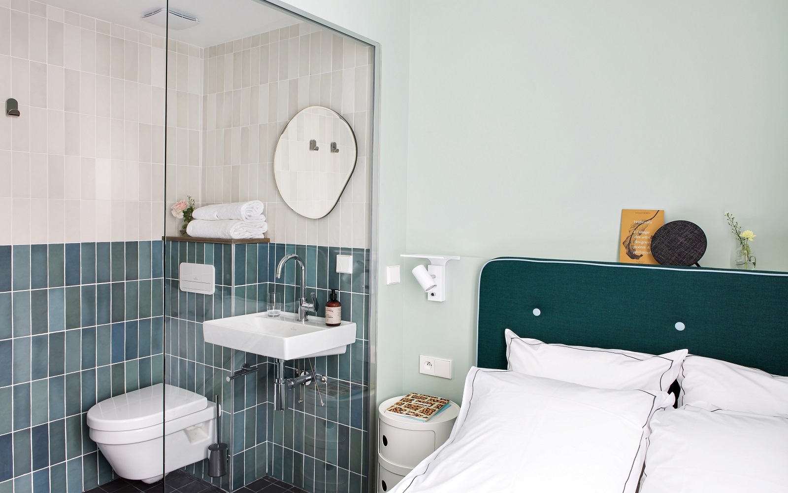 Villeroy & Boch products in bathroom at Hotel Ami in Paris