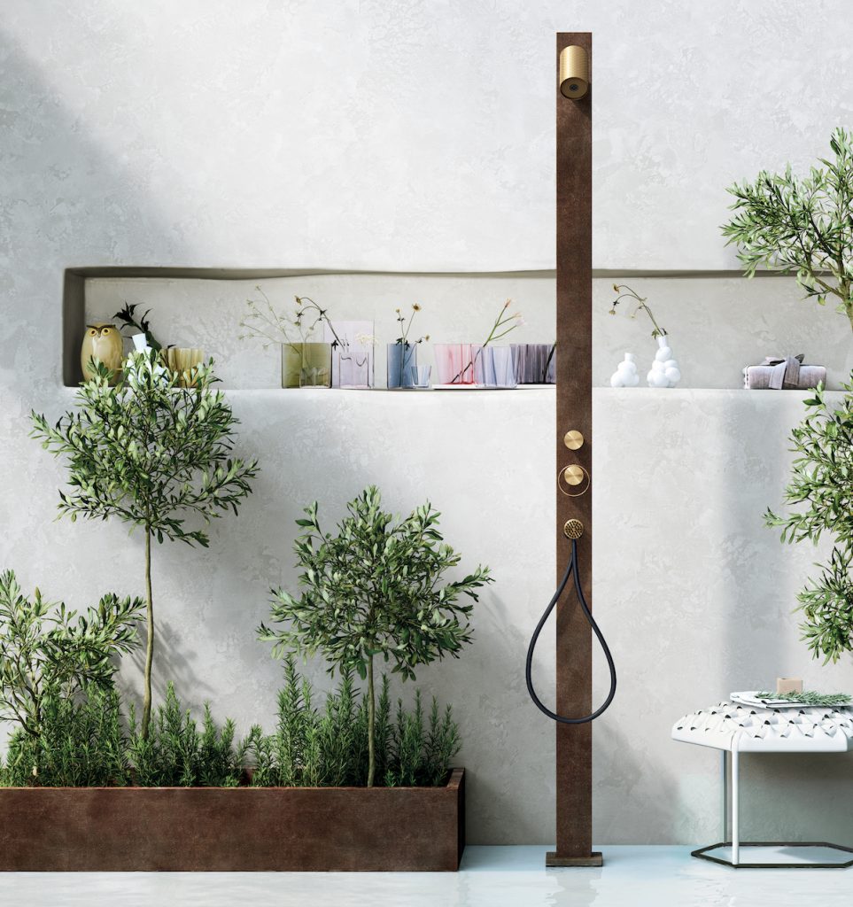 Outdoor bathrooms design allure from Gessi shines brightly • Hotel Designs