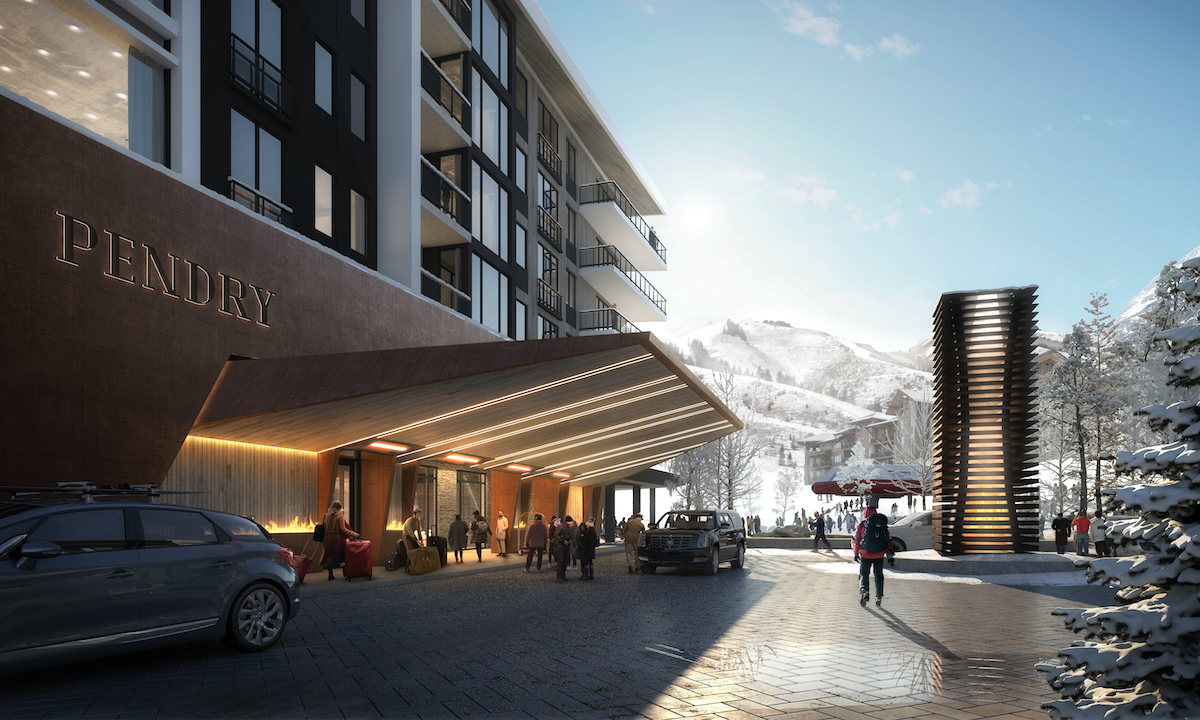 The arrival experience at Pendry Park City
