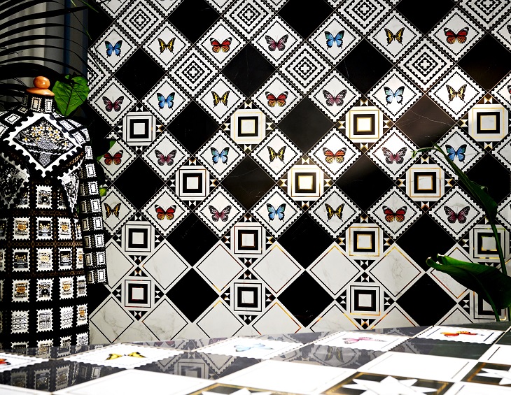 Villeroy & Boch new range of VICTORIAN tiles incorporate fashion and interior design as inspiration