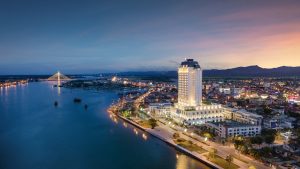 aerial view of the Melia Vinpearl Hotel Quang Binh