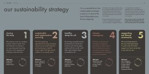 the five pillars of the sustainability strategy by Naturalmat