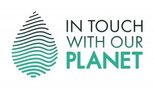 in touch with our planet logo by hansgrohe
