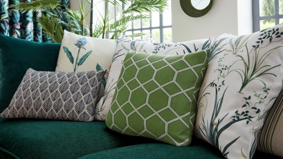 green biophilic inspired fabrics by ILIV