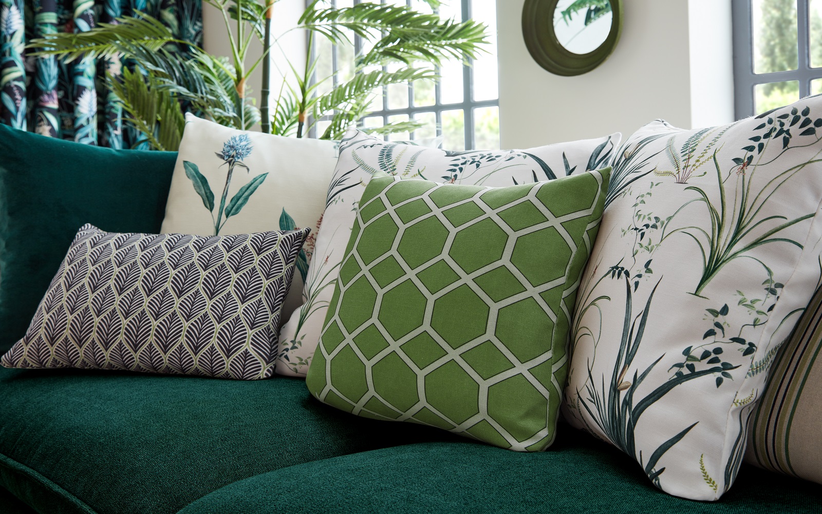 green biophilic inspired fabrics by ILIV