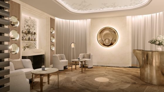 Goddard Littlefair unveils spa design for Raffles London • Hotel Designs